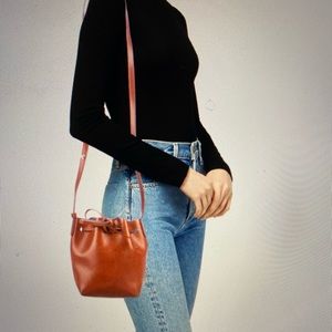 Mansur Gavriel Leather Bucket Bag